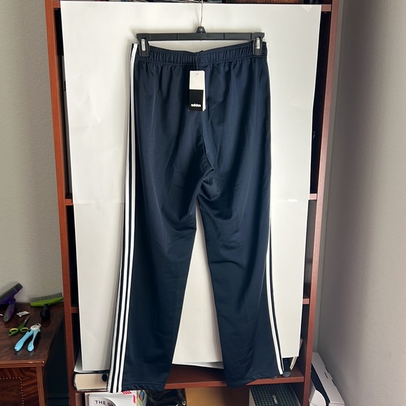 Dark Blue Adidas 3 Stripes Athletic Pants - Picture 4 of 4